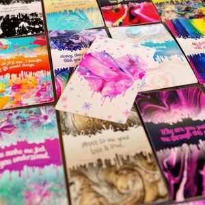 Painted Love Messages Oracle Deck | Untold Truths | Soulmates | 53 Cards | NEW